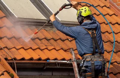 Démoussage et hydrofuge de toiture à Damery